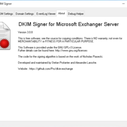 Настройка DKIM в MS Exchange Server 2010/2013/2016