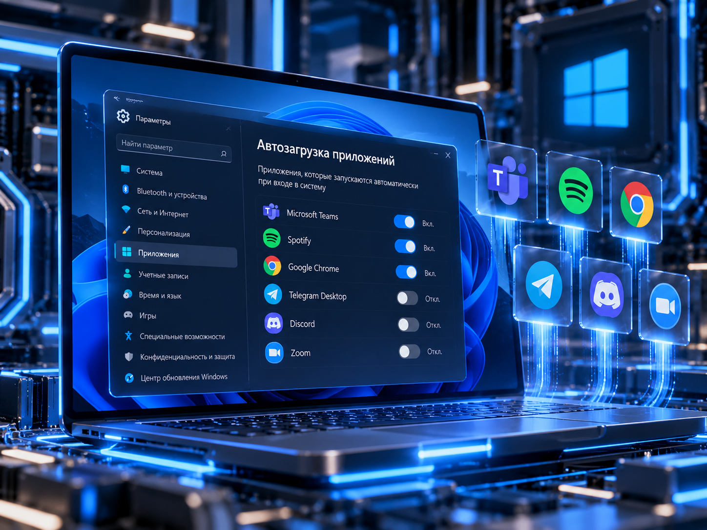 Автозагрузка приложений в Windows 10 и 11: как включить, убрать и настроить автозапуск программ